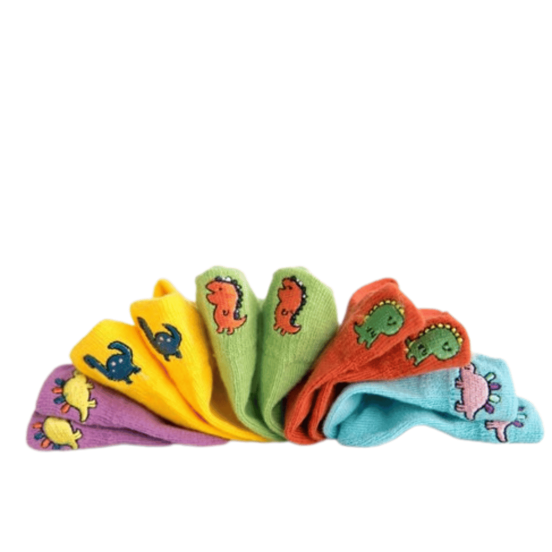 Calcetines Dinosaurio para niños - 5 pares