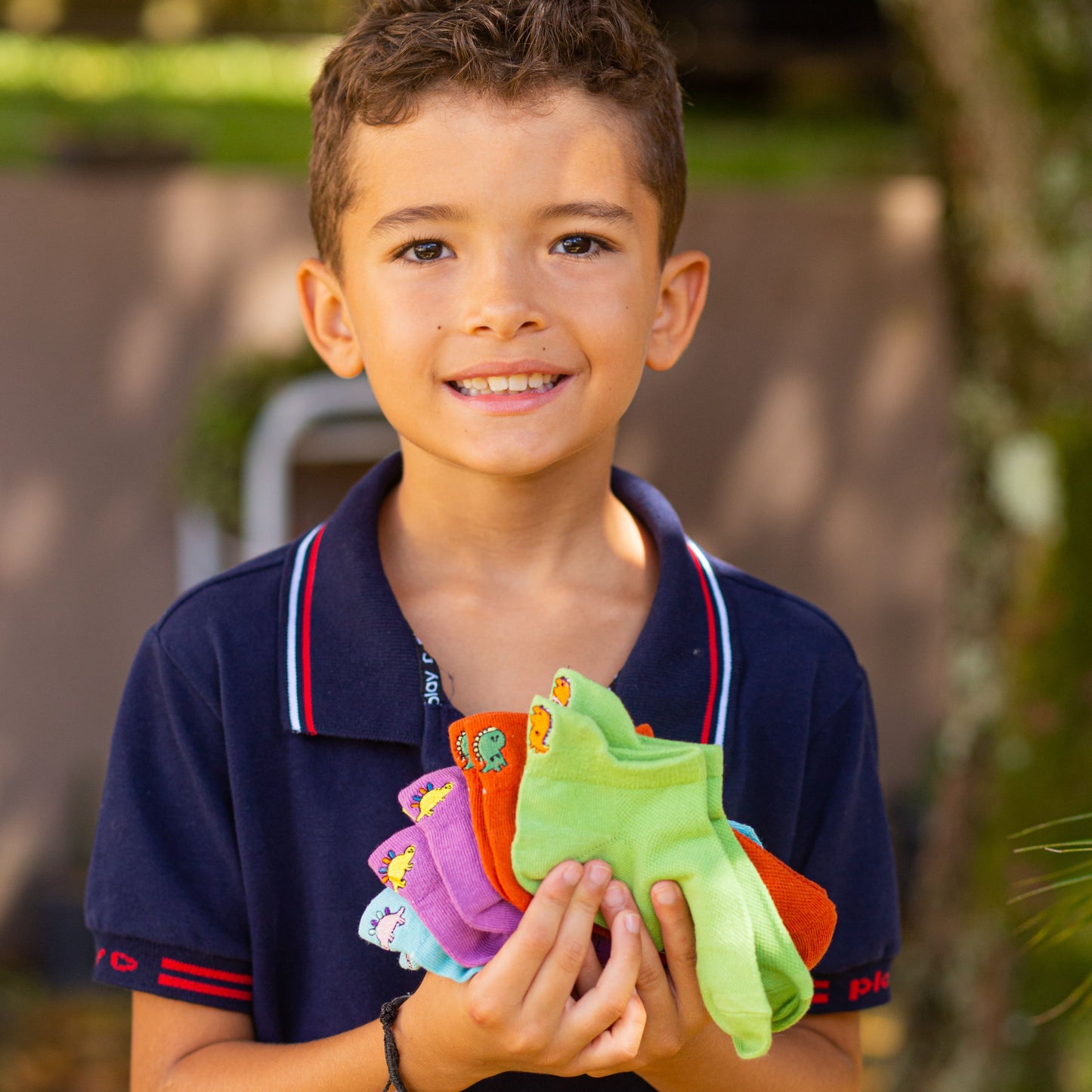 Calcetines Dinosaurio para niños - 5 pares