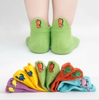 Calcetines Dinosaurio para niños - 5 pares