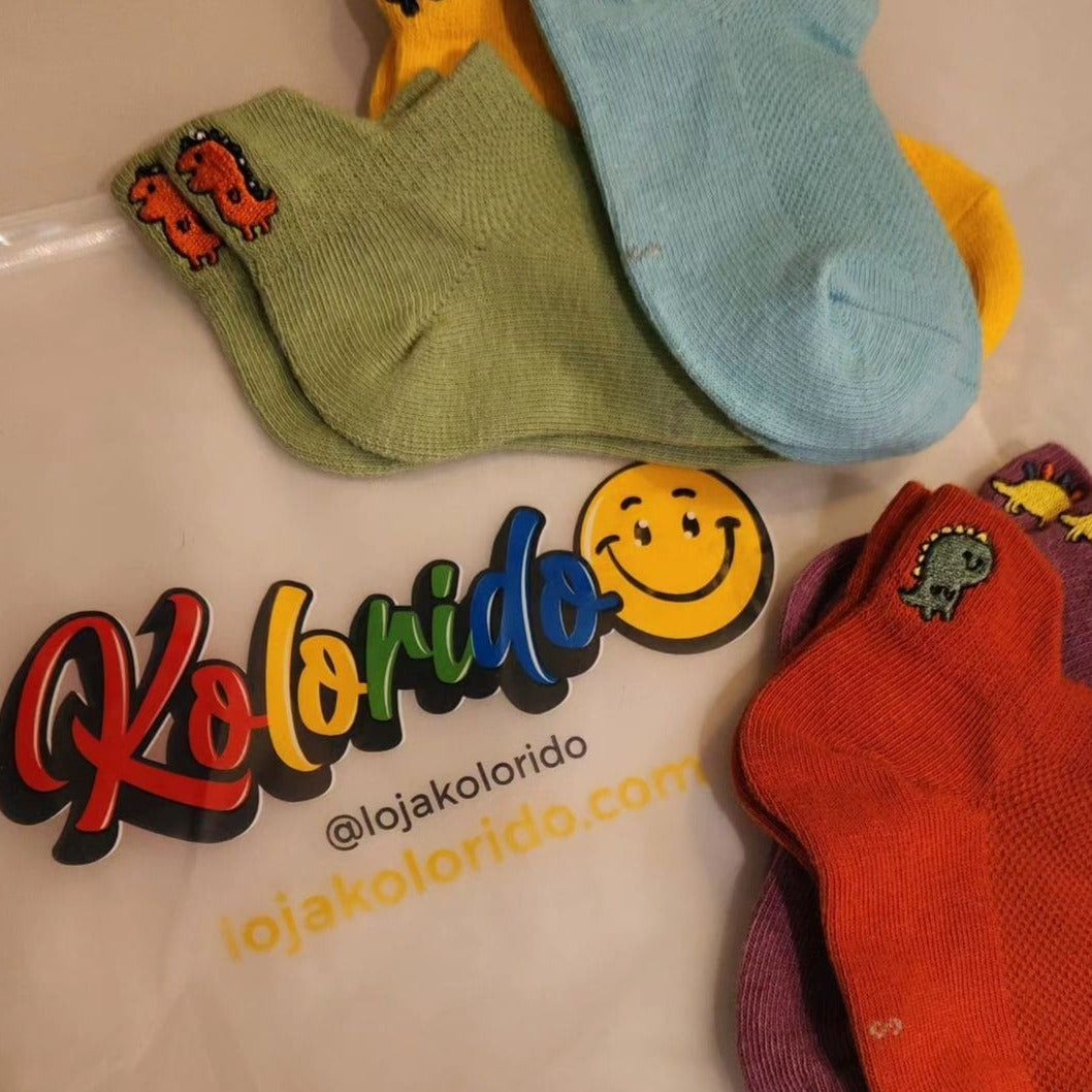 Calcetines Dinosaurio para niños - 5 pares